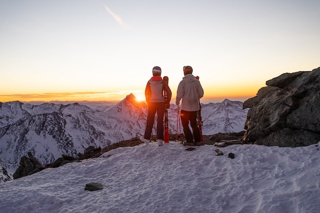 sunrise skiing, saas fe, saastal, valais