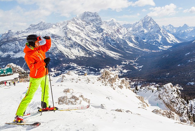 Andorra, Dolmites, skier, mountains.