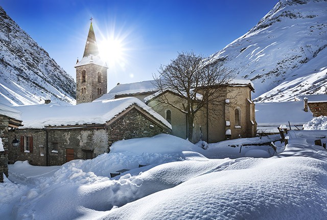 Old village of Bonneval Sur Arc, Savoie-Vanoise, France