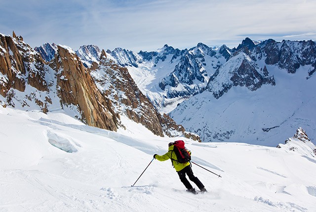 FR Chamonix free ride.