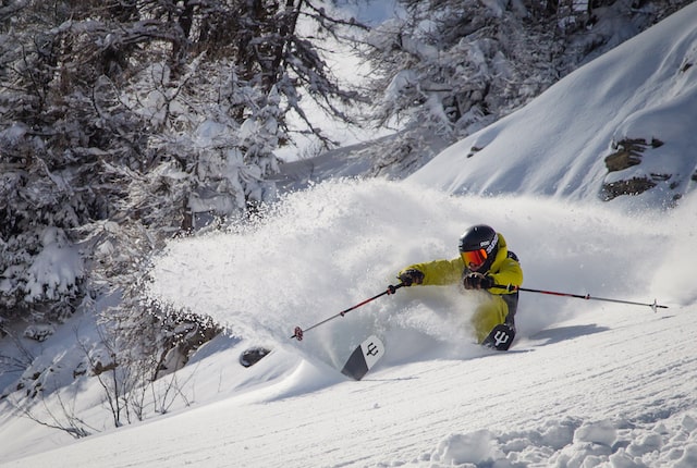 ski, neige, les karellis, station de ski, hors piste