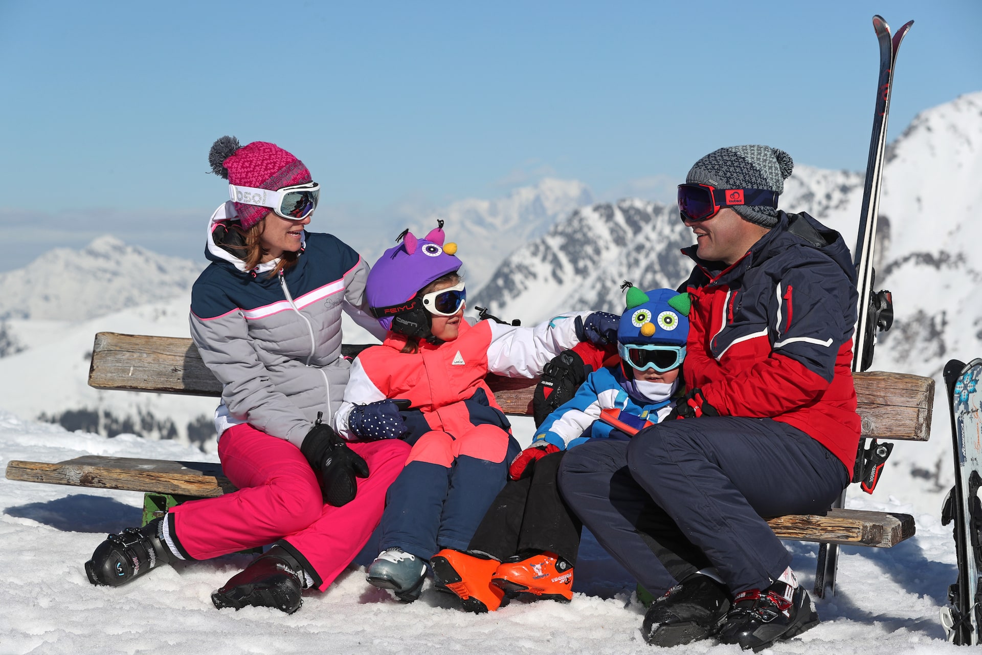 Protéger la peau de son enfant au ski 