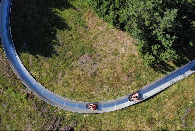 Luge d'été à Super Besse