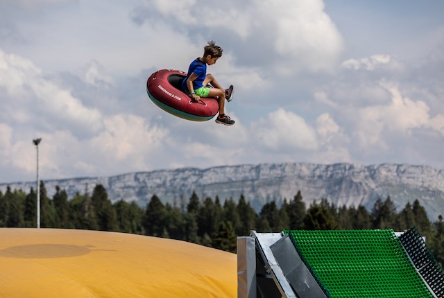 Piste de luge tubing Le Revard